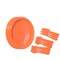 Reusable Cutlery Set of 4 Plastic Plates, Spoons, Forks and Knives for Baby and Toddlers